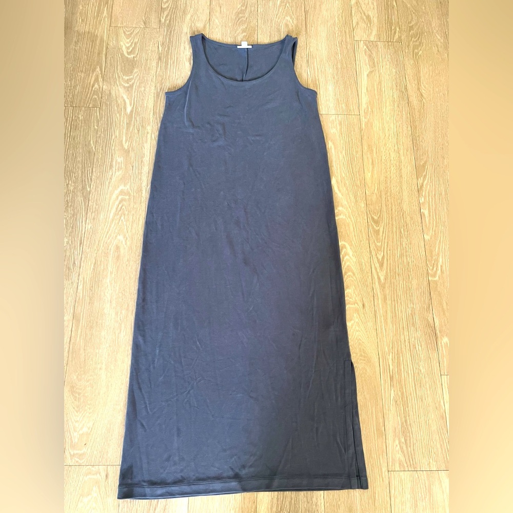 PureJill Stretchy Sleeveless Dress Women’s Quiet Luxury Minimalist Size S
